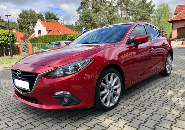 Mazda 3 cena 48800 przebieg: 194000, rok produkcji 2014 z Leszno małe 407